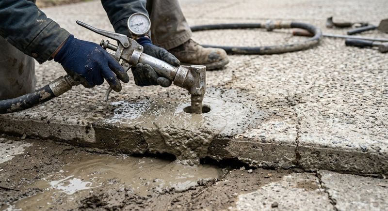 Concrete Settlement Repair in Des Moines, IA