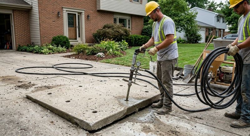 Concrete Slab Jacking in Tampa, FL