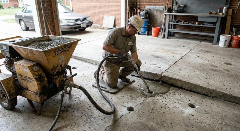 Garage Settling Repair in Des Moines, IA