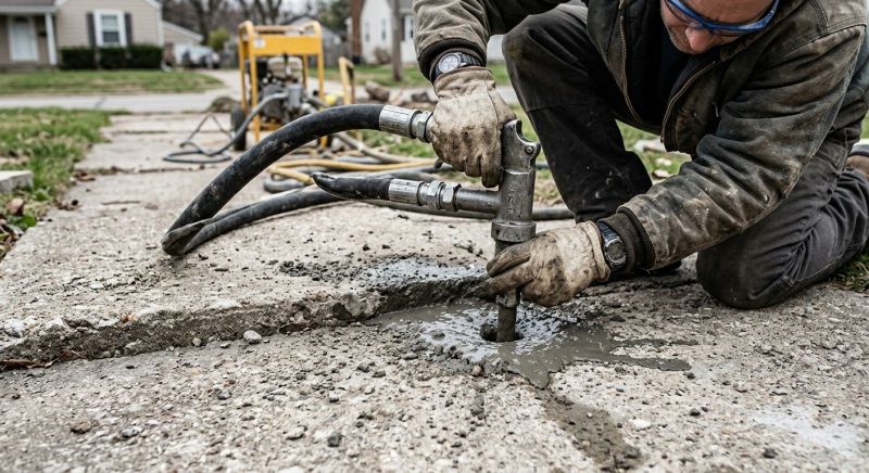 Garage Settling Repair in Des Moines, IA