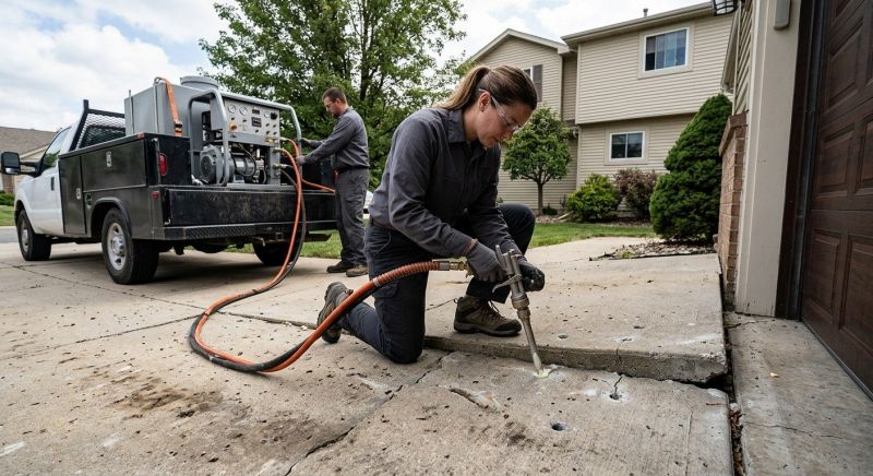 Garage Settling Repair in Tampa, FL